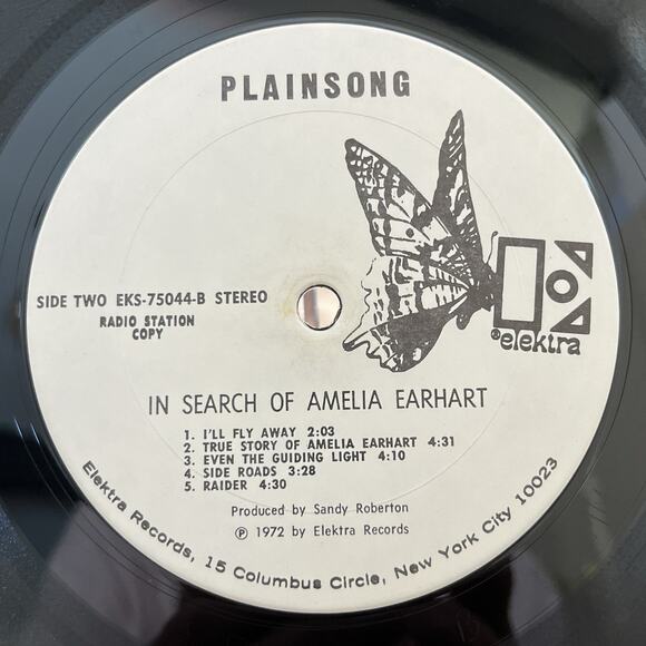 Plainsong In Search of Amelia Earhart Gatefold LP 1972 Elektra EKS-75044 Promo - Picture 8 of 14